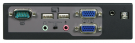 VGA Dual Video KVM Extender over CAT.x with Serial Audio USB IR 200M