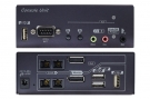 雙顯示DP USB延長器, SC多模光纖, 4K30@1000M, USB 2.0, Audio/ Serial/ IR訊號延伸,音源嵌入與解離