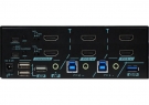 Dual Monitor HDMI 2.0 KVM Switch With HDCP Engine-rear
