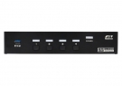 KVM Switch with Ethernet Port-front