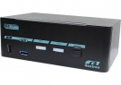 2 Ports Dual Monitor 8K DisplayPort 1.4 KVM Switch With USB 3.2 Gen 2 - 3
