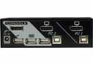 2 Ports 4K DisplayPort KVM Switch-rear