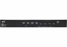 Front of QSKEP-Q2014 Model Split-Screen Industrial KVM Switcher