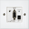 European Wall Plate VGA Extender-Rx