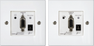 European Wall Plate VGA Extender-top