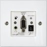 European Wallplate VGA Extender-Rx