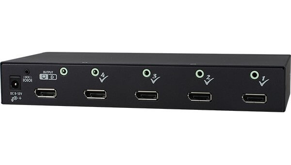 4 Ports 8K DP1.4 Video Switch with Serial, IR - VKSPA-S8K41