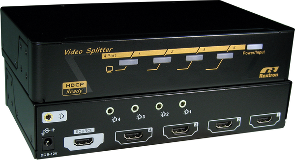 4 Ports HDMI Splitter with Audio