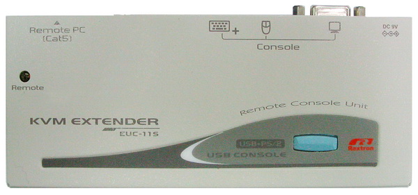 KVM Extender VGA, 1080p@200M, Dual Station Dual Console, EDID 