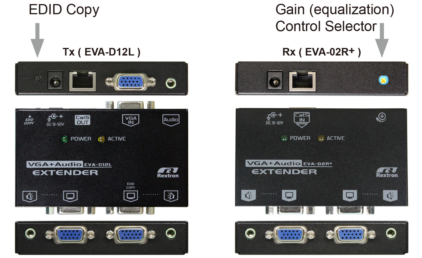 VGA Audio over CAT5-interface