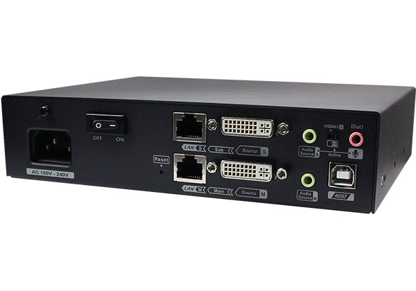 Dual-DVI KVM over IP Transmitter
