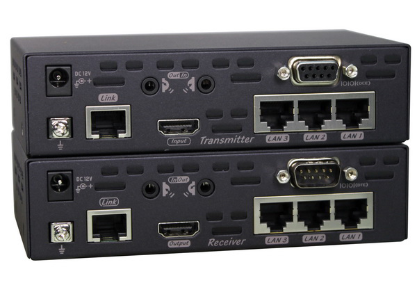 HDMI Extender Unit with Ethernet Switch