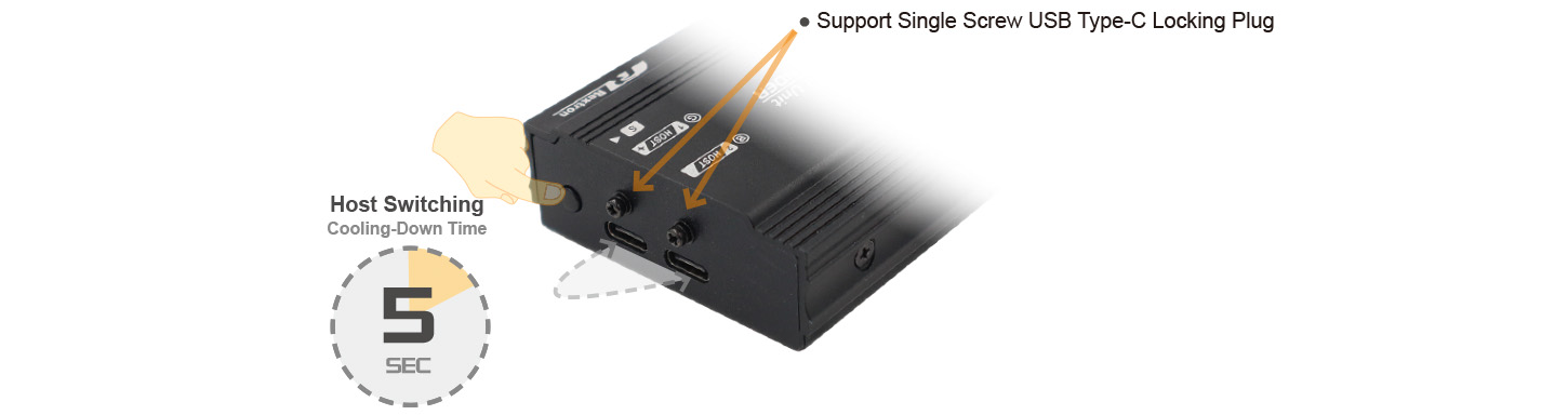 Type-C PD USB 3.0 Extender-Dual Host Type-C PD USB 3.0 Extender-Dual Host