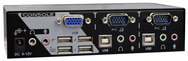 2 Ports VGA KVM Switch with USB 2.0