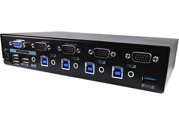 VGA KVM Switch with USB 3.0-rear