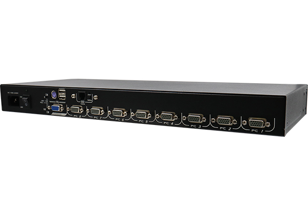 Dual Console KVM Switch with Serial Control