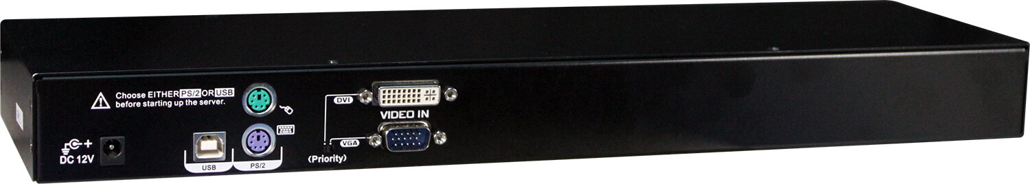 VGA and DVI KVM LED Console Drawer Module