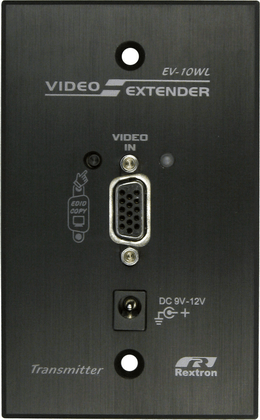 Single Gang Wall-Mount VGA Extender