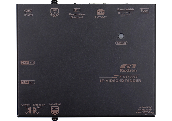 H 264 HDMI Video Extender over IP with Serial IR Transmitter-top