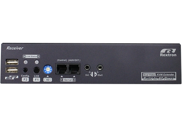 Dual-DVI KVM over IP Receiver-r