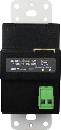 Universal Keystone Wall Plate IR Receiver – Dual Frequency HDTV IR Repeater Kit